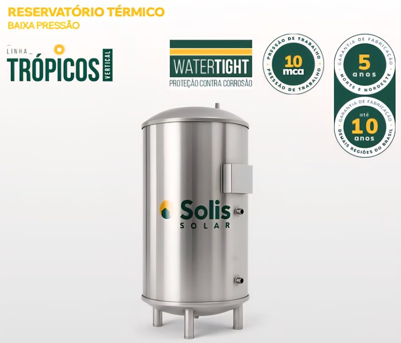 Boiler Trópicos Vertical Baixa Pressão
